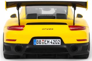 PORSCHE 911 [992.1] GTS2 RS NÜRBURGRING LAP RECORD YELLOW 2017 GT Spirit 1:18 Resinemodell (Türen, Motorhaube... nicht zu öffnen!)